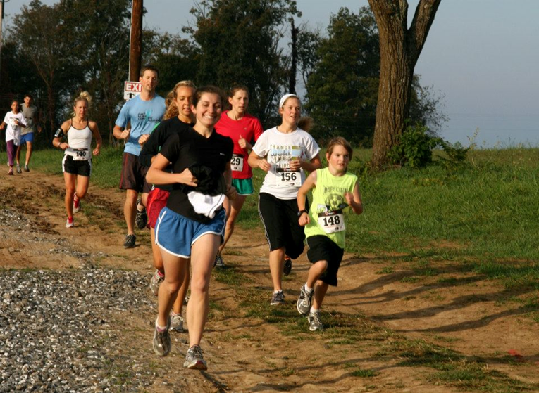 A group of runners in the 5k Race for Relief.